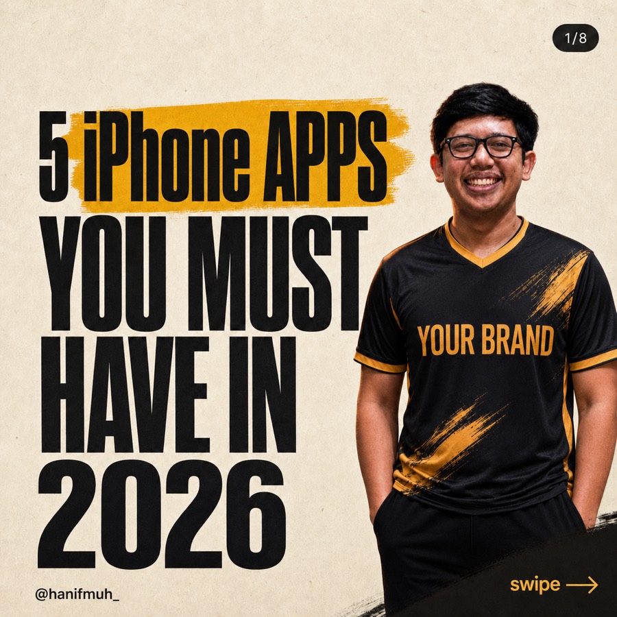 Mockup of a sponsored post by @hanifmuh_